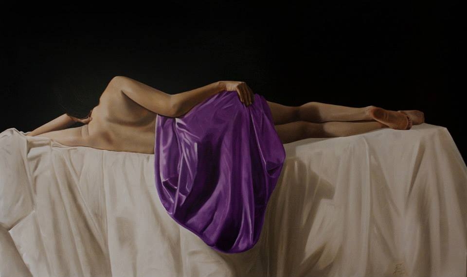 El pintor intenta desmarañar el pensamiento de la mujer